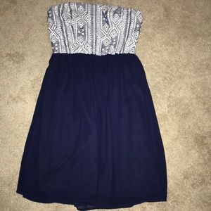 Strapless dress